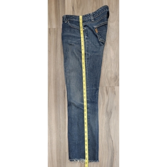 Women's Paige Skyline Raw Hem Jeans size 28 - Picture 3 of 6